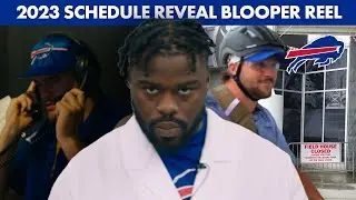 Buffalo Bills 2023 NFL Schedule Reveal Blooper Reel! | Josh Allen, Shaq Lawson, & More!