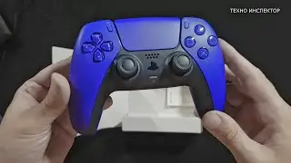 SONY PS5 DualSense геймпад, цвет Galactic Purple. Распаковка.