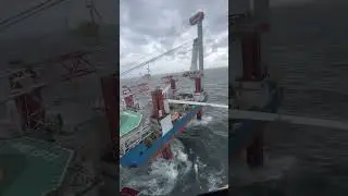 Working on offshore wind farms