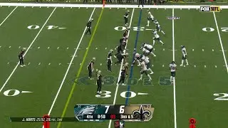 Goedert's one-handed catch transforms into 30-yard pickup vs. Saints