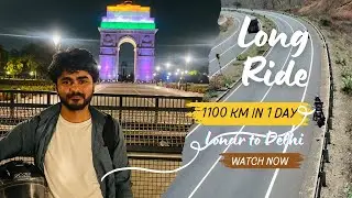Long ride Lonar - Pune  - Indore - Delhi | 1700km solo ride - Thrilling Journey