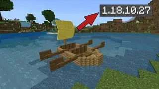 МОД НА КОРАБЛИ И ЛОДКИ УЖЕ В  MINECRAFT PE 1.18.10.27