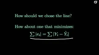 Simple Linear Regression:  The Least Squares Regression Line (Old, fast version)