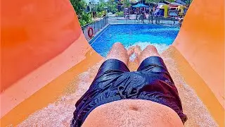 Deep Dive Water Slide at SplashMania Waterpark, Malaysia