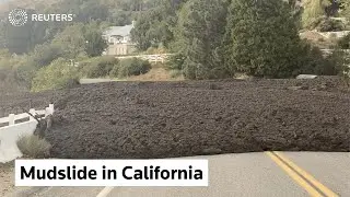 Mudslide closes California road