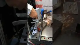 Лазерная резка металла аппаратом для ручной лазерной сварки B-power