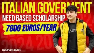 Italian Government scholarship 2024 | Regional scholarship | @elyasnagri