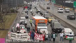 JFK Airport Access BLOCKED by Pro-Palestine Protesters, ends with Arrests