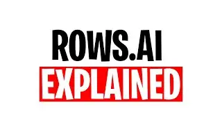 ROWS.AI: Explained in Under 2 Minutes!