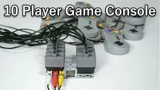 DIY 10 Player Game Console [ESP32, Arduino, AV]