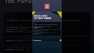 Javascript, Resize & Move The PopUp Window 