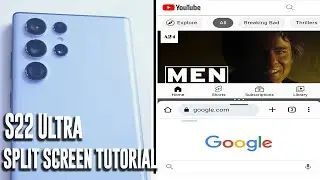 Samsung Galaxy S22 Ultra How to use Split Screen