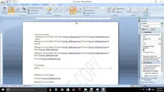 Microsoft Word 2007 Comment and tracking Hindi and Urdu part 6