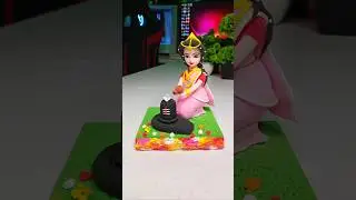 Shiv ji and Parvati ji making with clay 🌸 Shiv ji and Parvati ji 🙏 Har Har Mahadev #shorts #short