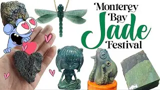 Monterey Bay Jade Festival 😍🪨💚💎2023 #jade #crystals #jadeite #gems #quartz #montereybay #lapidary