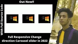 How to add Change direction carousel plugin easily with full source code in 2022