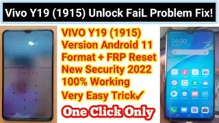 VIVO Y19 (1915) Pin Pattern Unlock UMT Fail Problem Solve 100%  || Y19 Unlock Error Fixed 2022 Trick