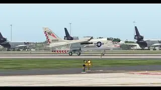 Landing the Crusader at KAFW (X-Plane 11)