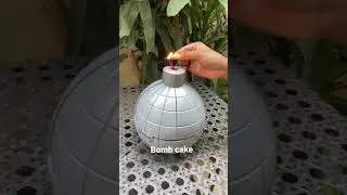 Bomb cake | Surprise cake | Fondant Cakes #shorts