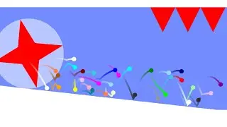 TRAP RUNNER : 24 Marbles Race Challenge (by Algodoo)