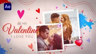 Be My Valentine Slide Opener In After Effects |After Effects Tutorial | Effect For You