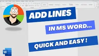 How to Insert a Horizontal Lines in Word The EASY and QUICK Way!