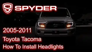 Spyder Auto Installation: 2005-2011 Toyota Tacoma Headlight