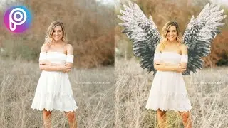 How to add angel wings - PicsArt