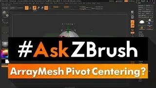 #AskZBrush: “How can I center the ArrayMesh pivot to the world axis?”