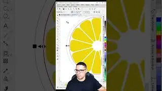 #Desenhando um #limão #draw #drawing #lemon #limao #logo #logotipo #logomarca #corel #coreldraw #art