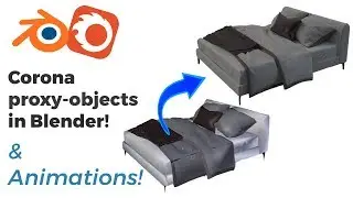 Blender & Corona - Proxy Objects & Animations! - iMeshh tutorial