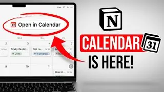 NOTION CALENDAR IS HERE! Start Using It The Right Way