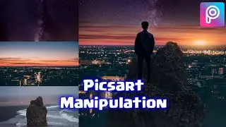 PicsArt Tutorial Photo Manipulation Dreamy Sunset - PicsArt Editing