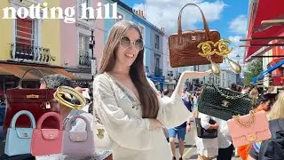 Shopping for LUXURY BAGS in Notting Hill 🔥 Is it a SCAM ❌ or can you find REAL TREASURES?!