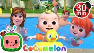 Family Swimming Song | Little Angel & Cocomelon Nursery Rhymes