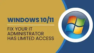 Your IT Administrator Has Limited Access To Some Areas Of This App In Windows 11 /10 Defender