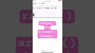 range() vs np.arange() in python