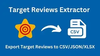 How to scrape and export Target reviews and export to CSV/JSON/EXCEL in 2025