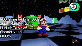 Super Mario 64 PC Port Mod Super Mario Moonshine 64 Final Update Odyssey Mario Moveset v5.1.2 60 FPS