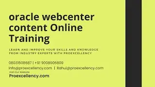 Oracle WebCenter Content | Oracle WebCenter Content: Professional Online Training & Certification
