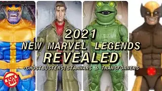 NEW 2021 MARVEL LEGENDS REVEALED + Starwars/Transformers/Ghostbusters