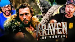 KRAVEN THE HUNTER TRAILER REACTION!! Kraven New Trailer | Rhino | Spider-Man | Spider-Verse