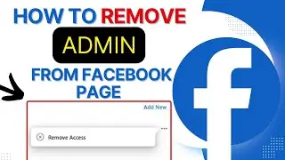 How to remove admin on Facebook page