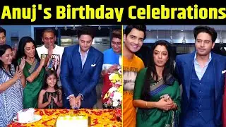 Gaurav Khanna Aka Anuj's Birthday Celebrations On The Set Of Anupamaa || Cake Cutting Video