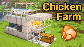 Minecraft Cooked Chicken Farm