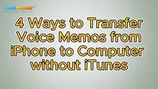 How to Transfer Voice Memos from iPhone to Computer without iTunes [4 Simple Ways]