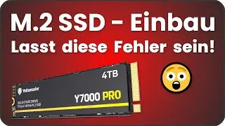 M.2 SSD einbauen - Dieser Fehler reduziert die Geschwindigkeit um 50% 😲 | Yottamaster Y7000 Pro 4TB