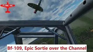 Bf-109 4 kills 1 sortie PvP Online | DCS World | Flying Hai