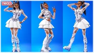 Fortnite Winterfest 2022: Thicc 'Snowdancer' Skin Showcase 😍❤️