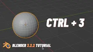 Shortcut For Subdivision Surface Modifier in Blender 3.2.2